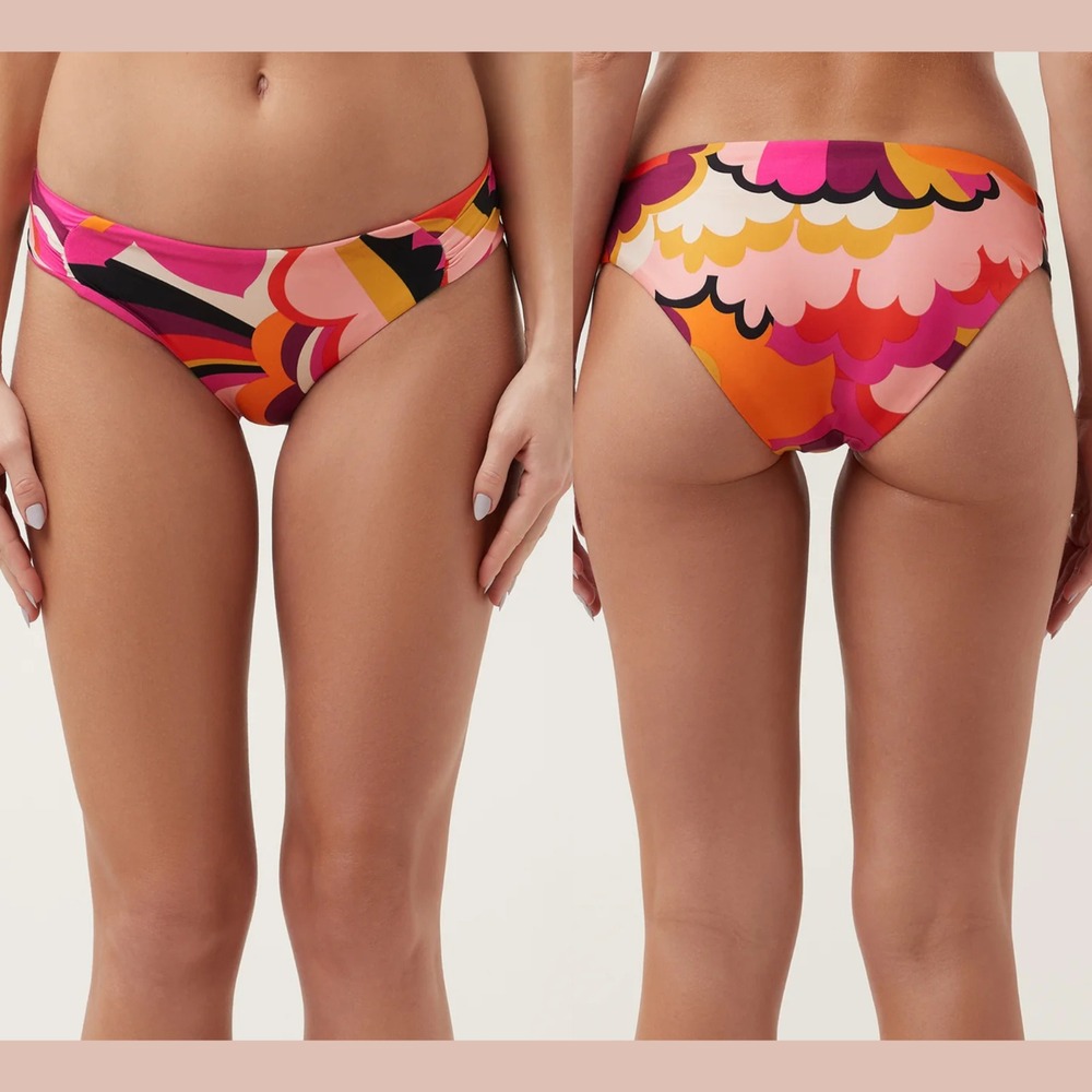 NWT $78 Trina Turk [sz 4 ]‎ Fan Faire Hipster Bikini Bottoms #U1292